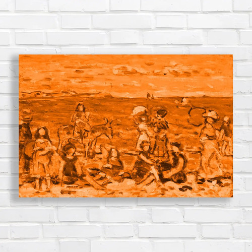 Seaside beach gathering orange - seaside,