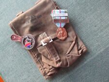 BSA WW2 ARMY TOOL POUCH + D DAY 6 JUNE  LIBERATION MEDALS & ALUMINUM MESS SPOONS