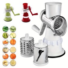 3-in-1 Rotary Cheese Grater SS
