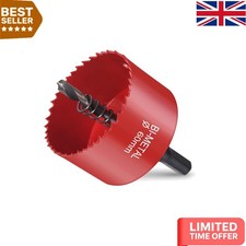 Impact-Resistant 60mm Bi-Metal Saw for Clean Circular Holes in Various Materials