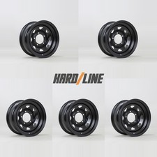 5 x 15" Steel Wheels fits Suzuki Samarai Hardline Type 8 5x139.7 ET0