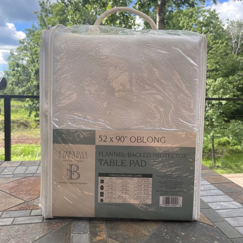 New flannel backed - backed, pad