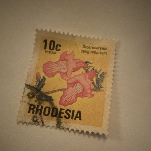10c rhodesia postage stamp - rhodesia,