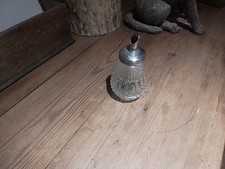 Vtg 1950s  Pressed Glass Sugar Pourer Retro Kitchenalia  15cmx H