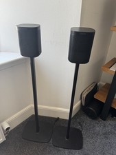 Sonos One Speakers -  Gen 1 Black PAIR - with stands
