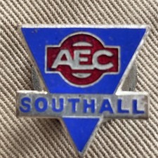 Vintage 1930’s AEC Southall Enamel Truck Badge