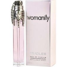Thierry Mugler Womanity Women 80ml Eau De Parfum Refillable NEW NEW DAMAGED BOX