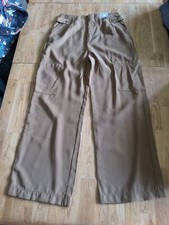 F&F Size 10 Wide Leg Camel
