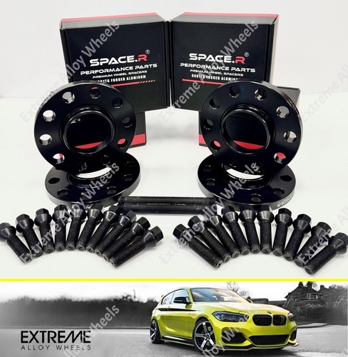 Alloy wheel spacers 12mm - wheel, black