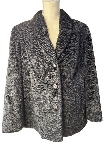 Style black faux persian - style, co.