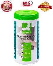 Screen Cleaning Wet Wipes Q-CONNECT Dispenser Tub 100pcs