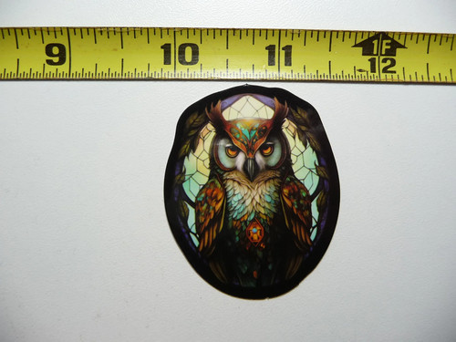 Wise old owl - wise, sticker
