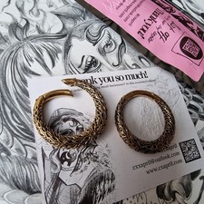 Gold Hoop Ear Weights |