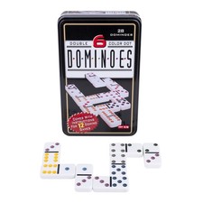 Double 6 Coloured Dominoes in