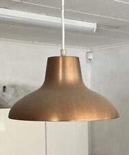 1 Vintage Metal Pendant Light, Copper Colour 