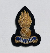 ROYAL ENGINEERS Officer,s Cap Badge, Beret/Hat/side cap Hand Embroidered