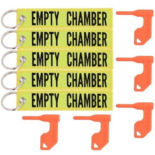 Orange empty chamber plugs - 5x,