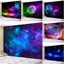 Large Night Galaxy Moon