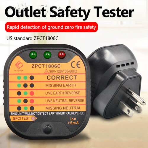 Socket tester polarity test - socket,