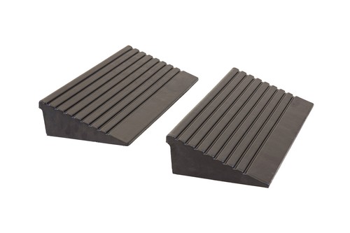 Rubber kerb ramp 100mm pair - kerb,