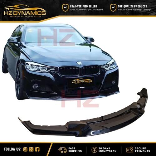 Gloss black front lip - front,