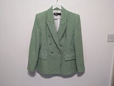 Zara Green Houndstooth Double