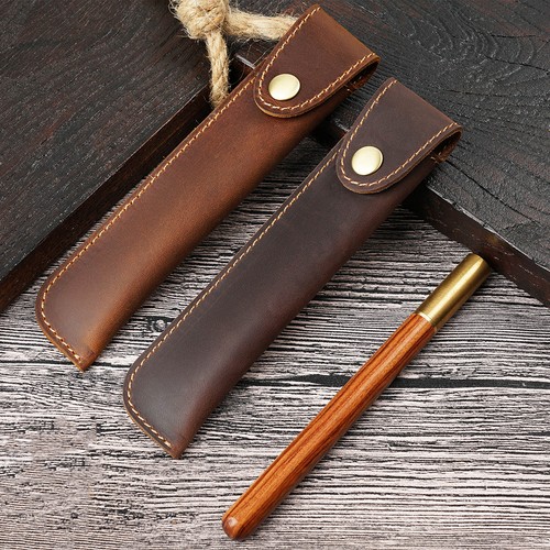 Genuine leather pencil - genuine,