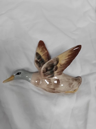 Vintage ceramic mallard duck - vintage,