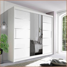 Sliding Wardrobe with Mirror Doors | Modern Sliding Door Wardrobe for bedrooms
