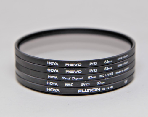 Mixed hoya 82mm uv filters - 5,