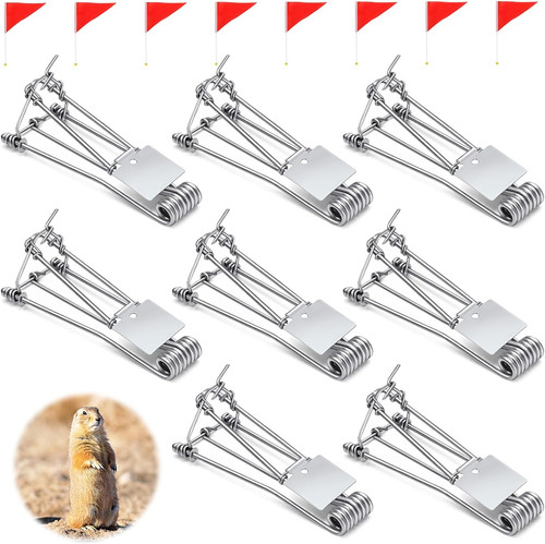 Mole traps 8 - 8, red
