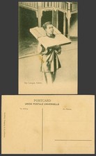 China Hong Kong Old Postcard Chinese Prisoner Man THE CANGUE Corporal Punishment