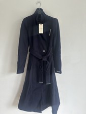 TED BAKER COAT 8 WRAP NAVY
