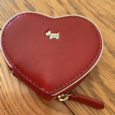 Radley red leather heart