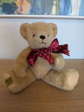 VINTAGE MERRYTHOUGHT GOLDEN MOHAIR TEDDY BEAR