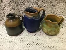 3 lots of Knights Tintagel and Kriz Usler Uster Studio Pottery Vase/Pot