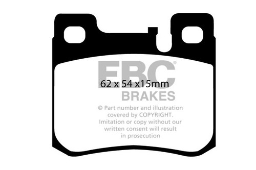 Ebc redstuff rear - rear, brake