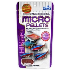 HIKARI MICRO PELLETS SMALL FISH TANK GRANULE FOOD GREAT FOR TROPICAL TETRA BARBS