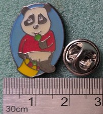 Vintage Enamel Pin Badge Panda