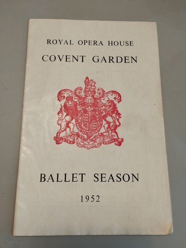 Vintage programme 1952 - programme,