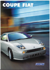 Fiat Coupe 20v 1999-2000 UK Market Sales Brochure Inc. Turbo & Plus