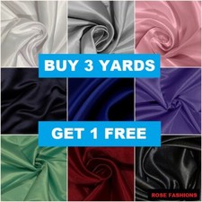 Premium Heavy Plain Smooth Duchess Satin Bridal Wedding Evening Dress Fabric