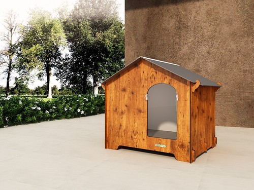 Outdoor dog kennel insulated - dog,
