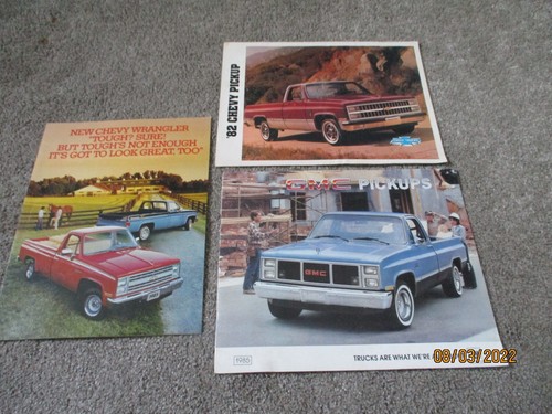 Gmc and chevrolet pick - and,