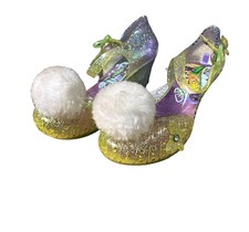Disney Official Tinker Bell Fairy Costume Shoes for Girls Kids UK 11/12 EU 29/31
