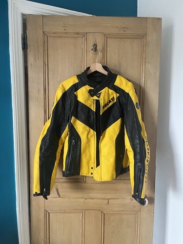 Ducati leather biker jacket - leather,