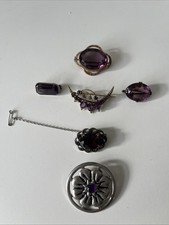 Vintage Selection of Brooches Job Lot Bundle Various Makers