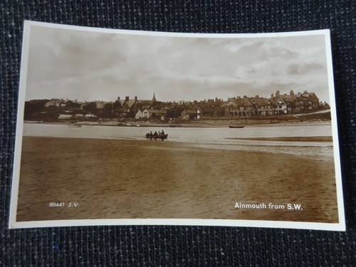 Alnmouth from postcard - alnmouth,