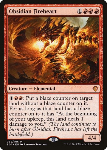 Obsidian fireheart archenemy - fireheart,