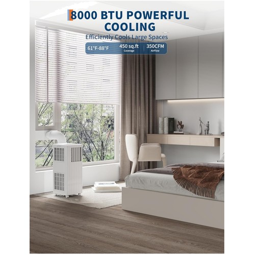 8000 btu unit cools 350 - cools,
